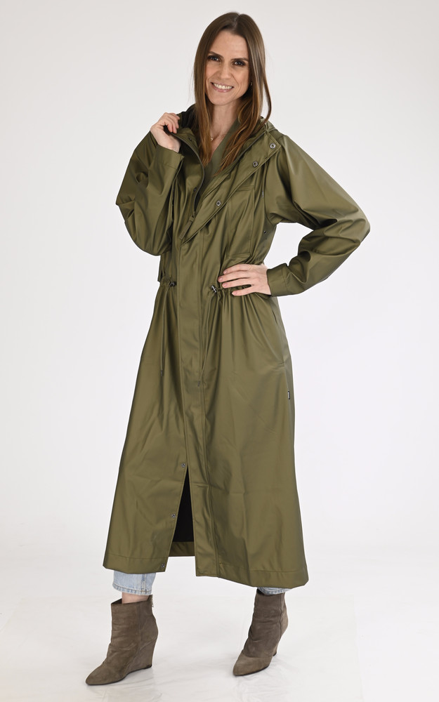 La Canadienne Imperméable Bold Longest Jacket 12120 Kaki Métallique