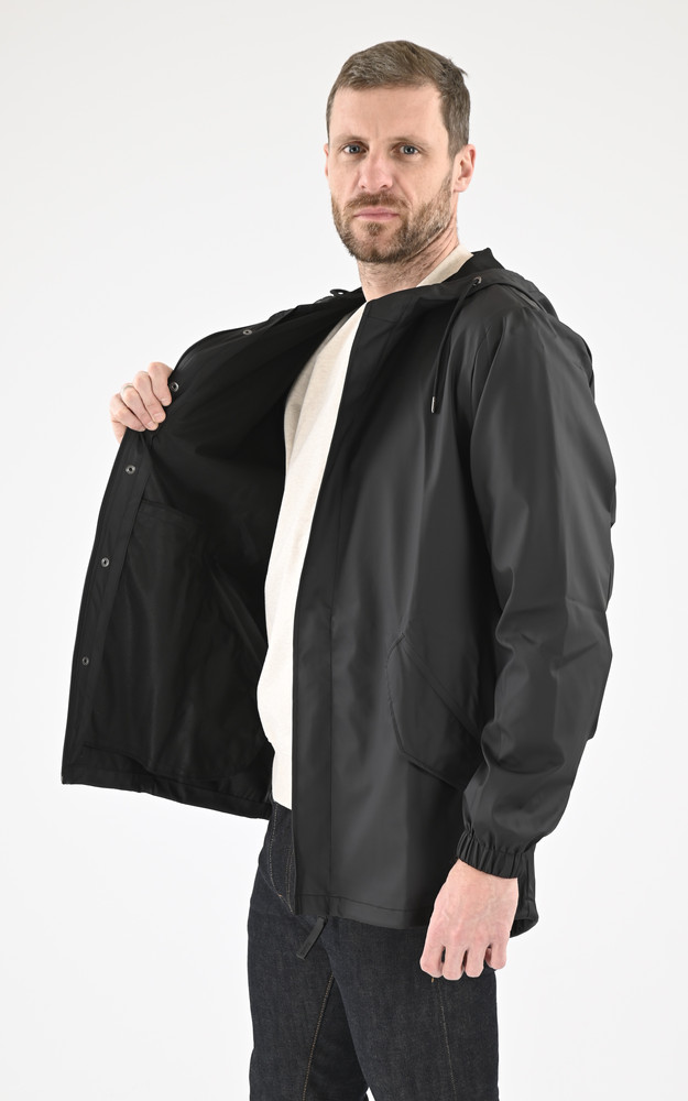 La Canadienne Imperméable Court Fishtail 18010 Mixte Noir