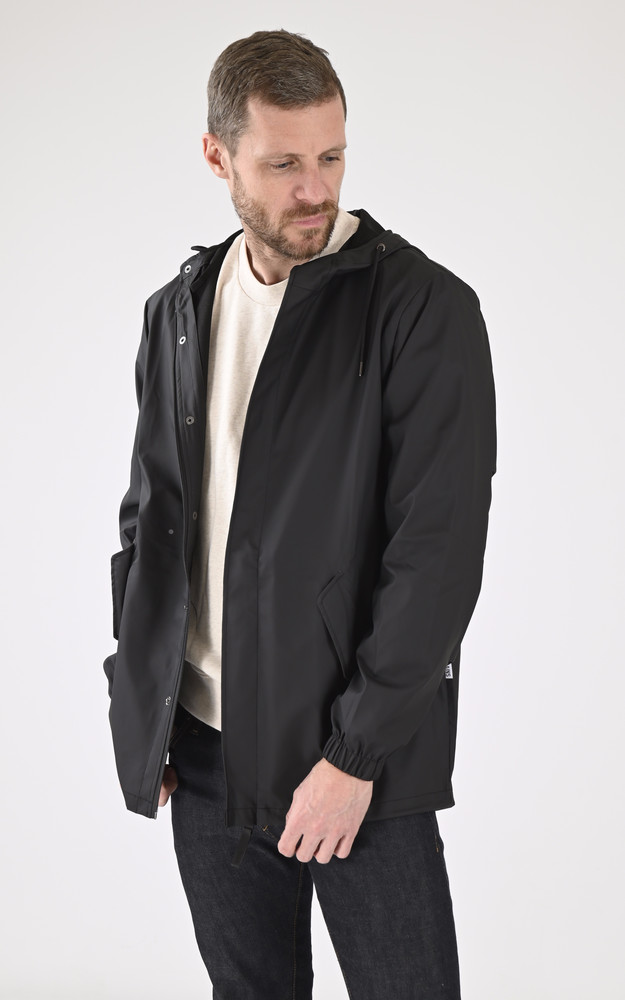 la canadienne Imperméable court Fishtail 18010 Mixte noir