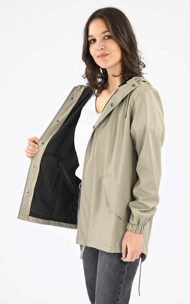 La Canadienne Imperméable Court Fishtail 18010 Mixte Taupe