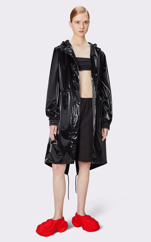 La Canadienne Imperméable String Parka 18850 Noir Brillant