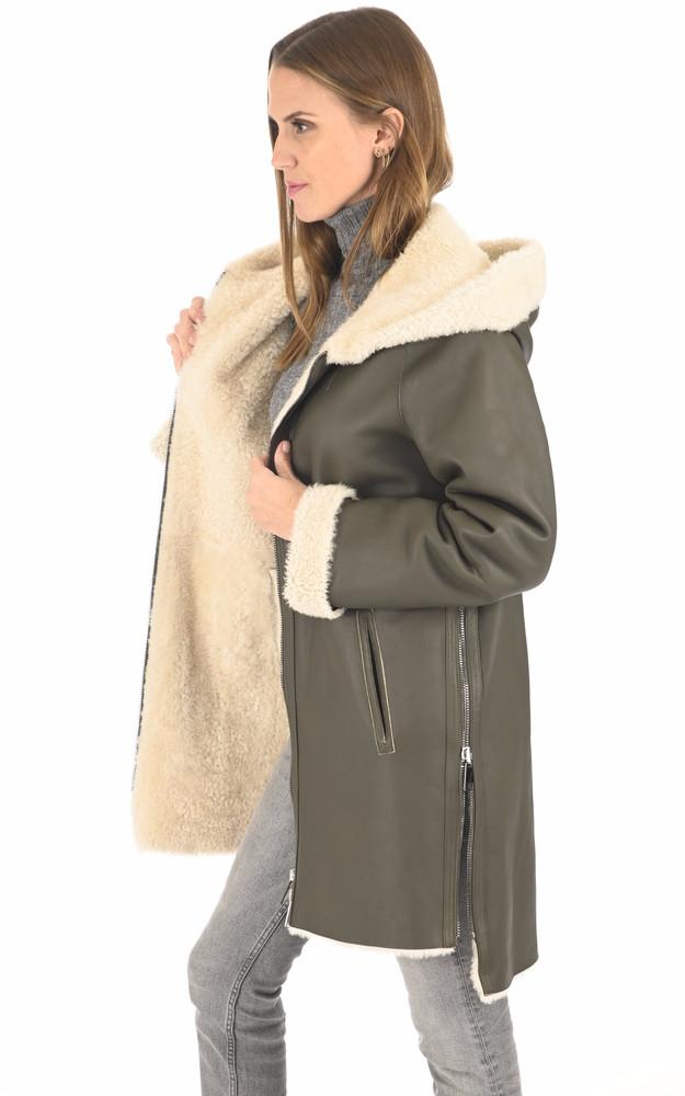 La Canadienne 3/4 Agneau Merinillo Kaki