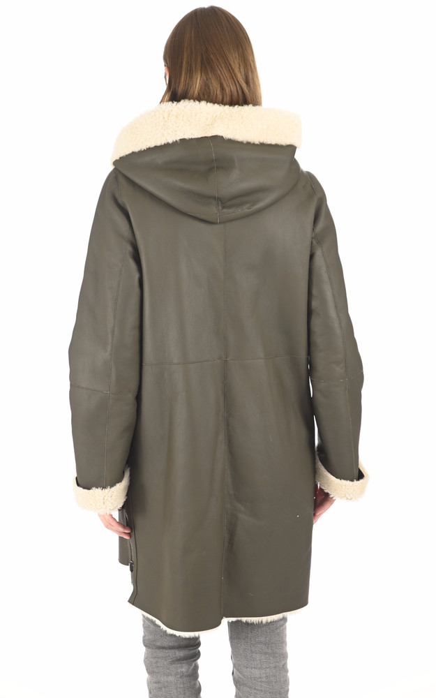 La Canadienne 3/4 Agneau Merinillo Kaki