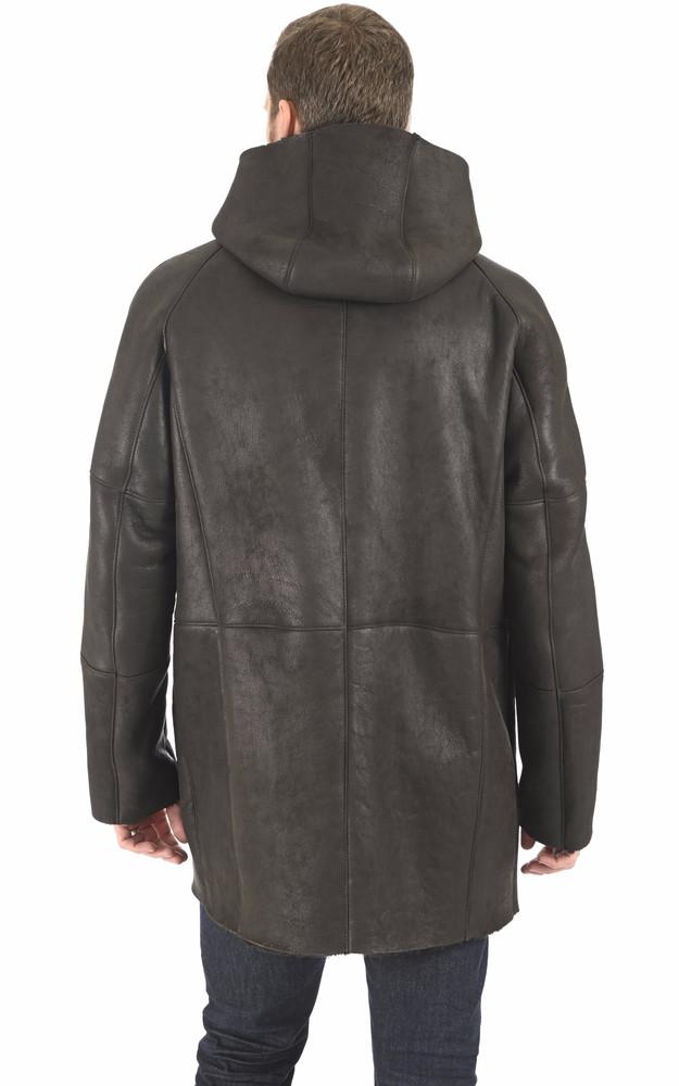 La Canadienne 3/4 Capuche Mouton Marron Foncé