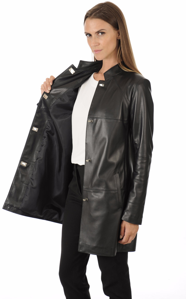 La Canadienne 3/4 Cuir Femme