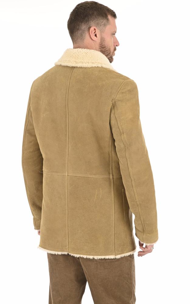 La Canadienne 3/4 élégant Peau Lainée Beige