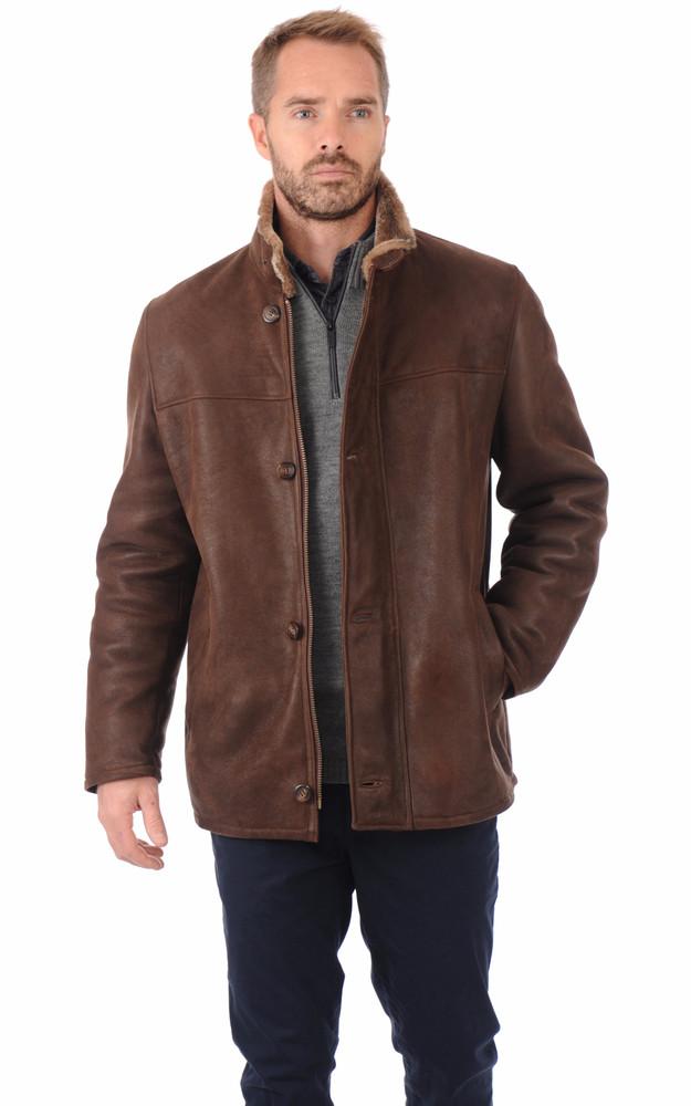 la canadienne 3/4 en Mérinos pour Homme