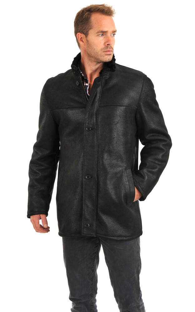 la canadienne 3/4 en Mérinos pour Homme