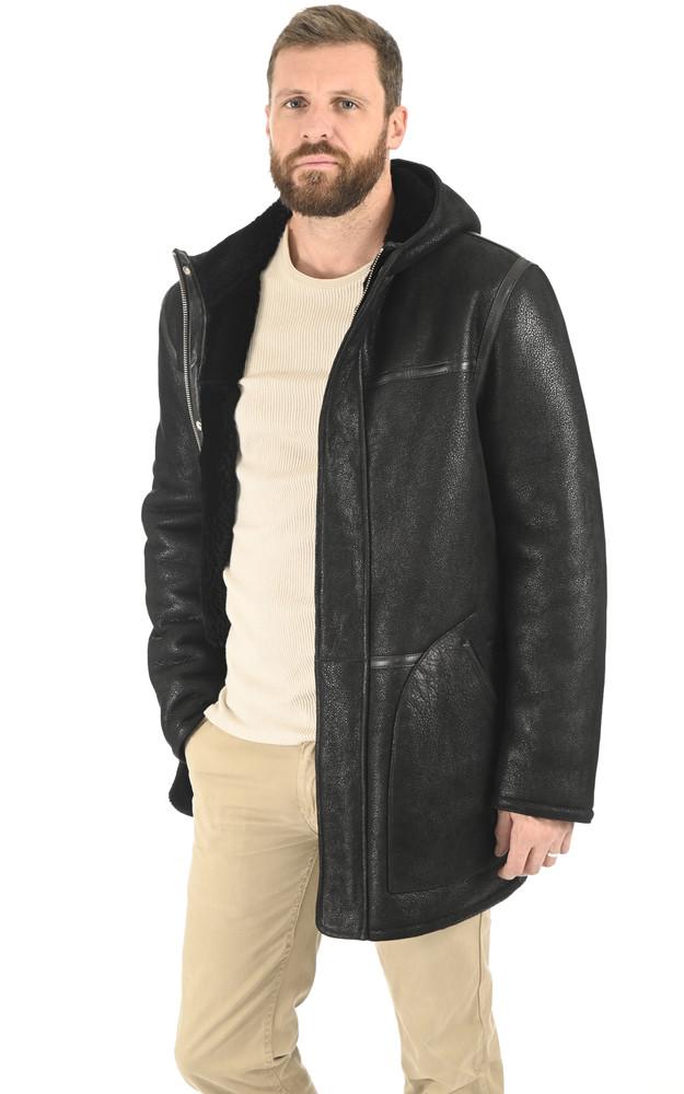 la canadienne 3/4 mouton LC Colorado noir