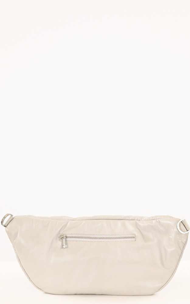 La Canadienne Banane Cuir Agneau Argent