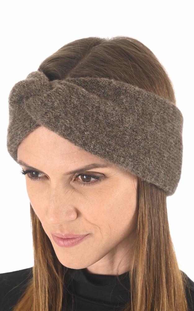La Canadienne Bandeau Alpaga Et Yak Marron