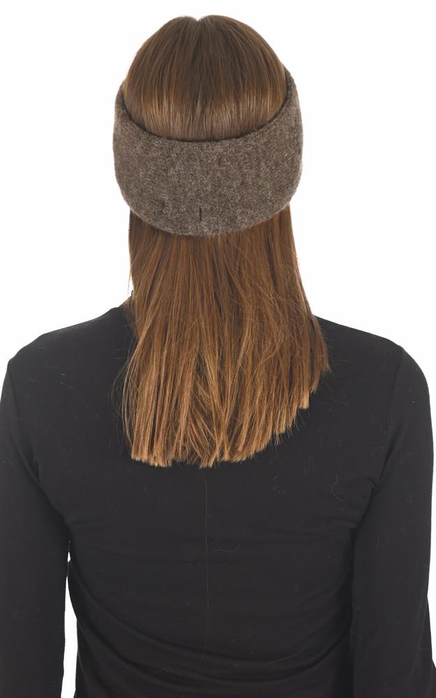 La Canadienne Bandeau Alpaga Et Yak Marron