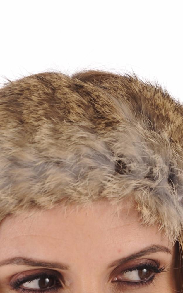La Canadienne Bandeau En Lapin Naturel