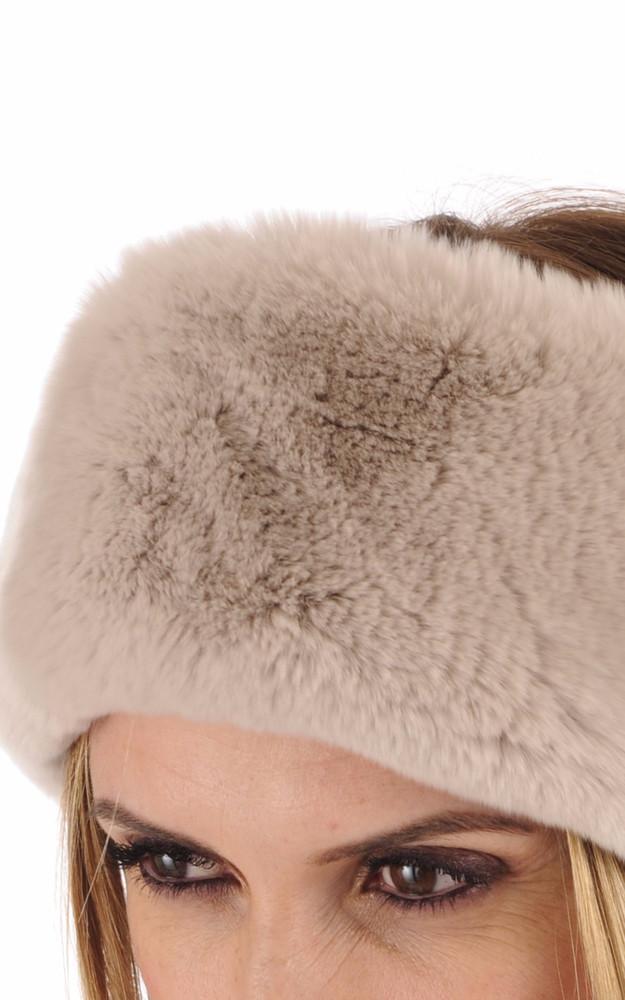 La Canadienne Bandeau En Rex Beige