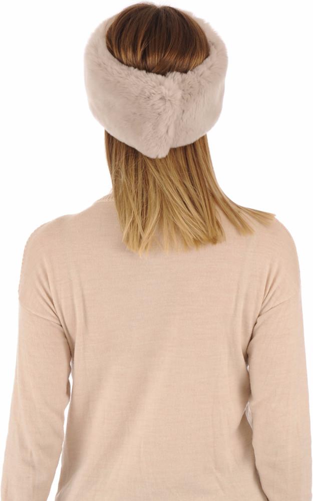 La Canadienne Bandeau En Rex Beige