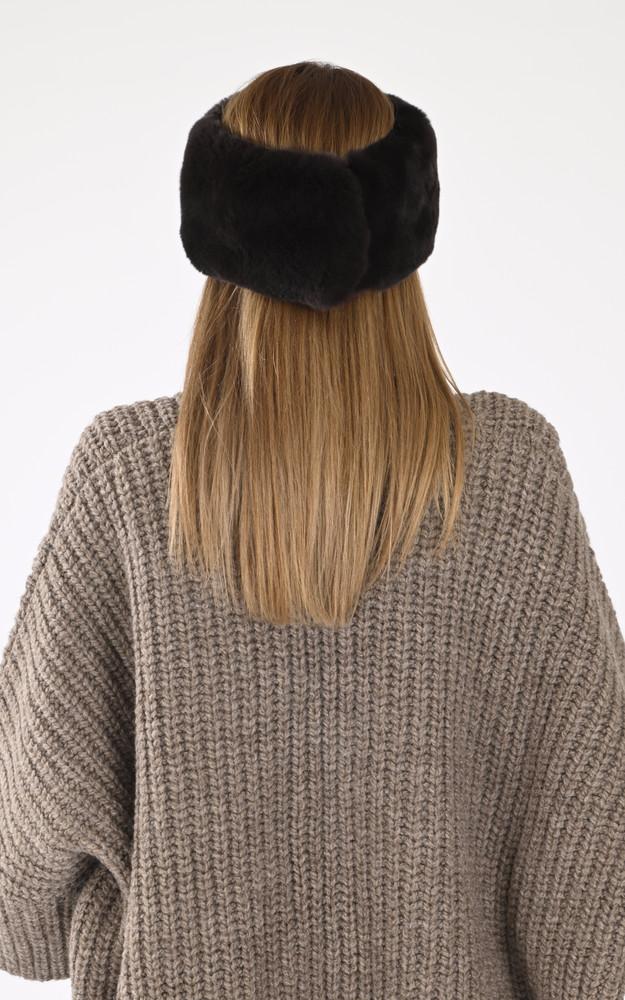 La Canadienne Bandeau En Rex Marron