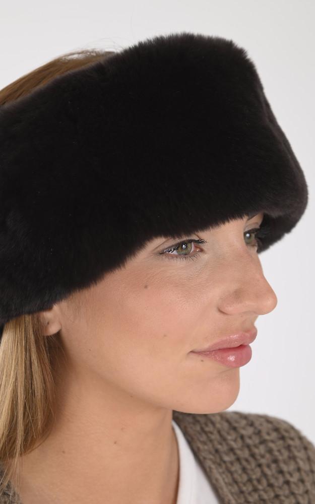 La Canadienne Bandeau En Rex Marron