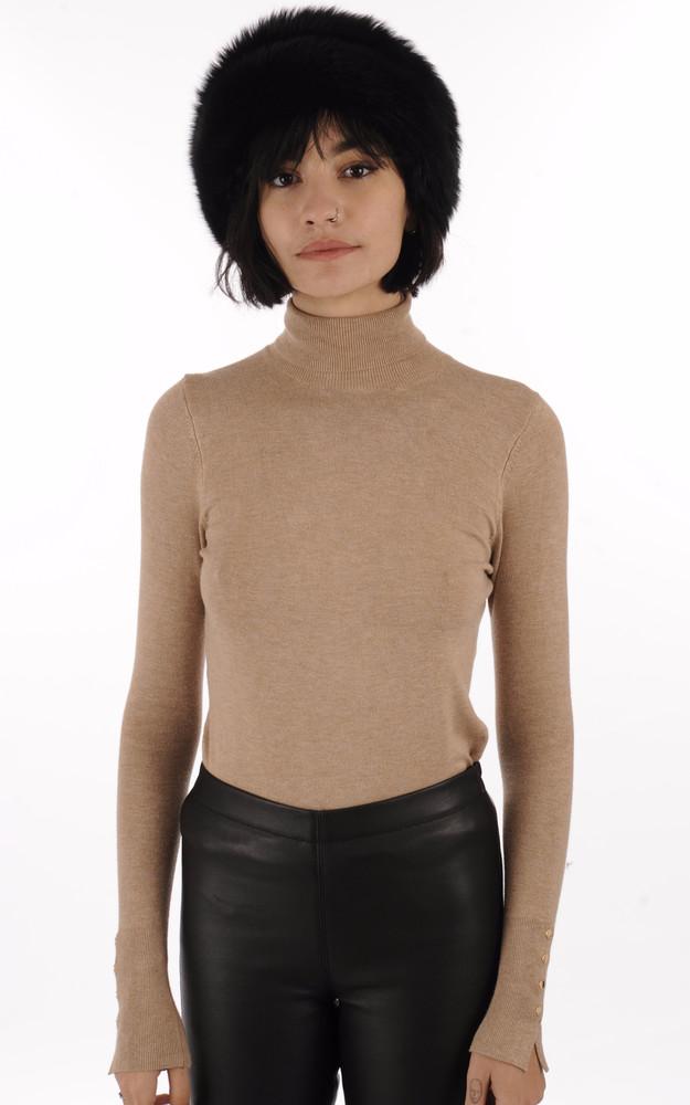 la canadienne Bandeau renard noir