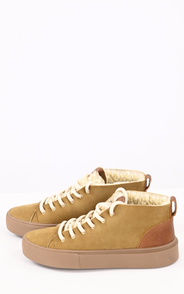 La Canadienne Baskets CL258 Fourrées Mouton Camel