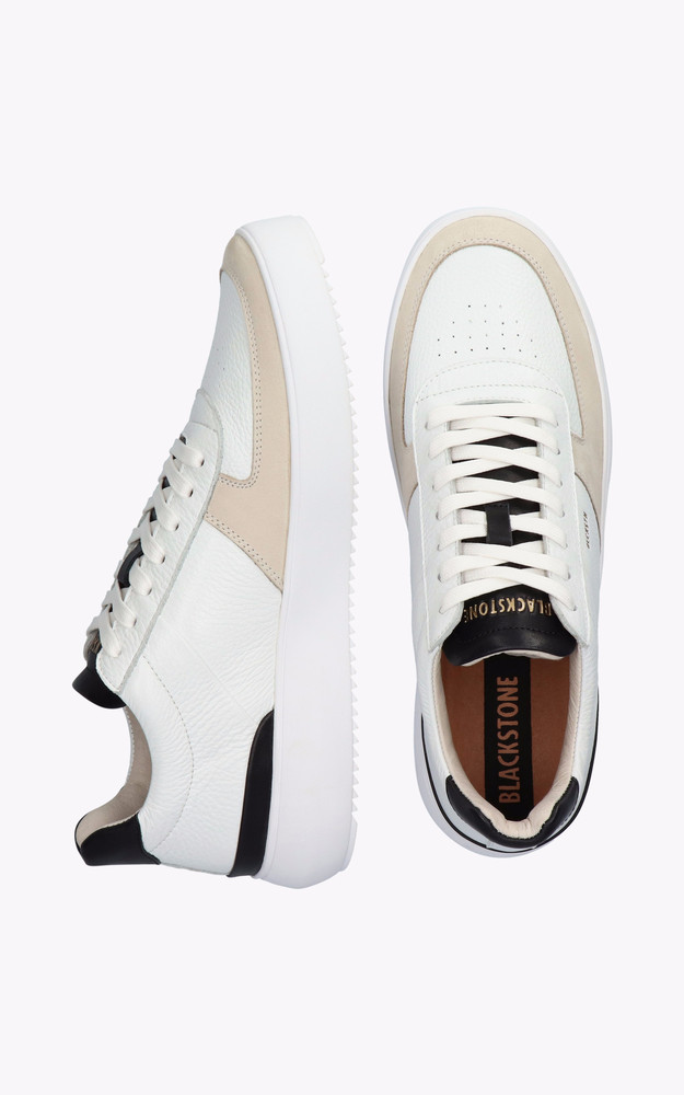 La Canadienne Baskets Cuir BG166 Blanc