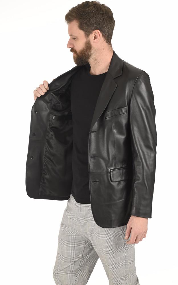 La Canadienne Blazer Agneau Noir