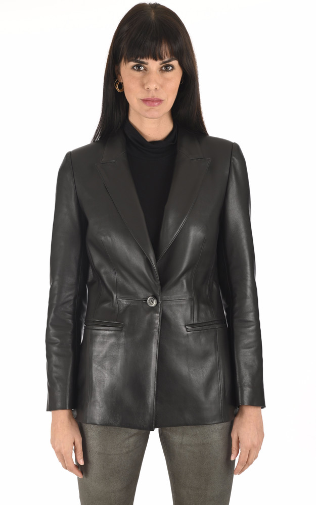 la canadienne Blazer agneau noir