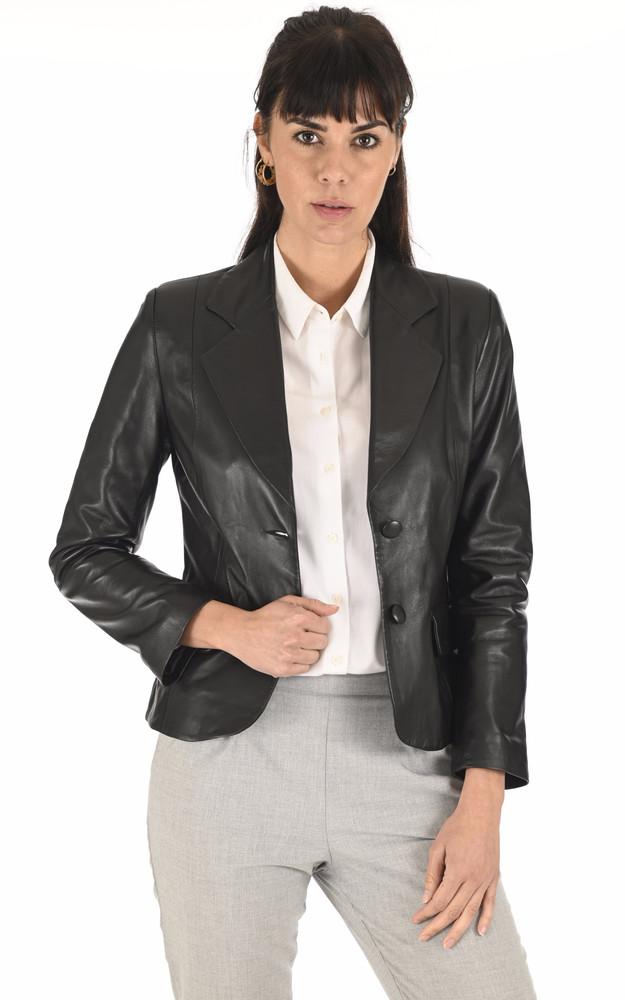 La Canadienne Blazer Agneau Noir
