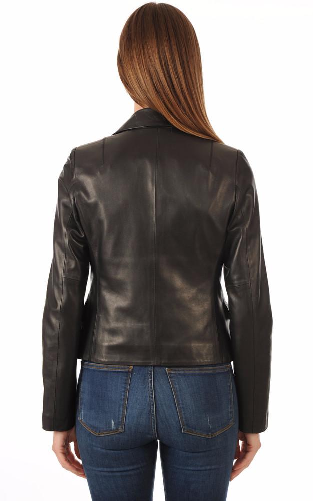 La Canadienne Blazer Cuir Agneau Femme