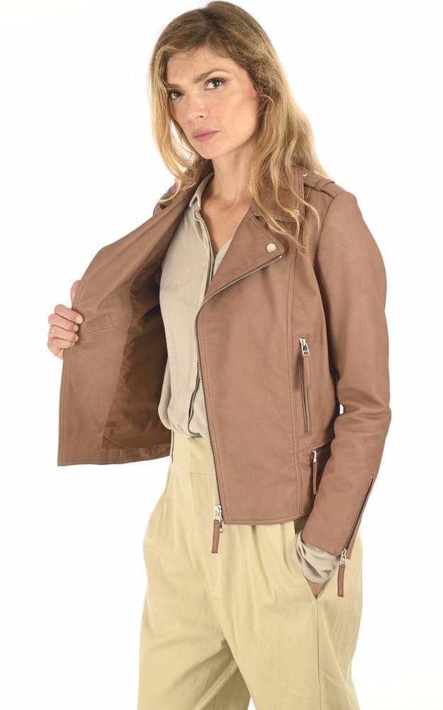 La Canadienne Blouson Agneau Camel