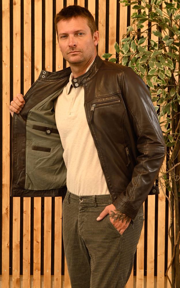 La Canadienne Blouson Agneau Chocolat