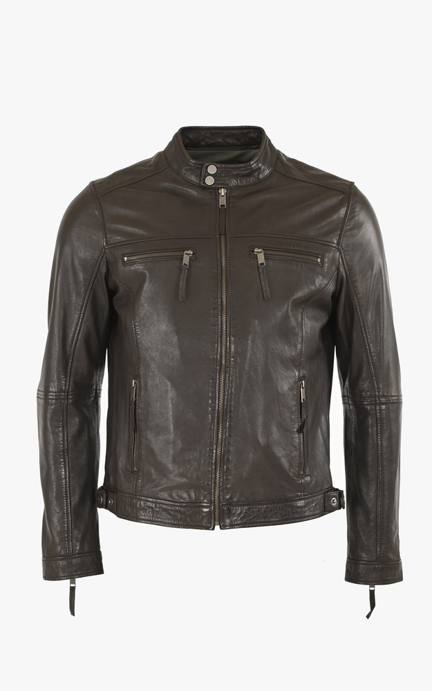 La Canadienne Blouson Agneau Chocolat