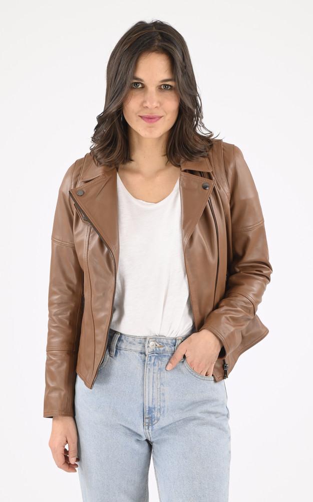 La Canadienne Blouson Agneau Cognac