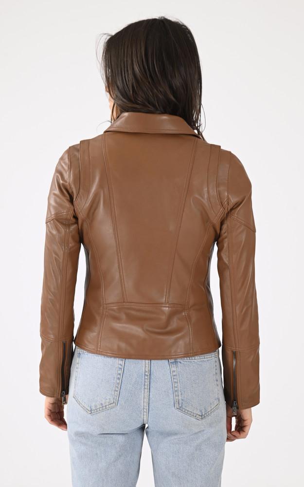 La Canadienne Blouson Agneau Cognac