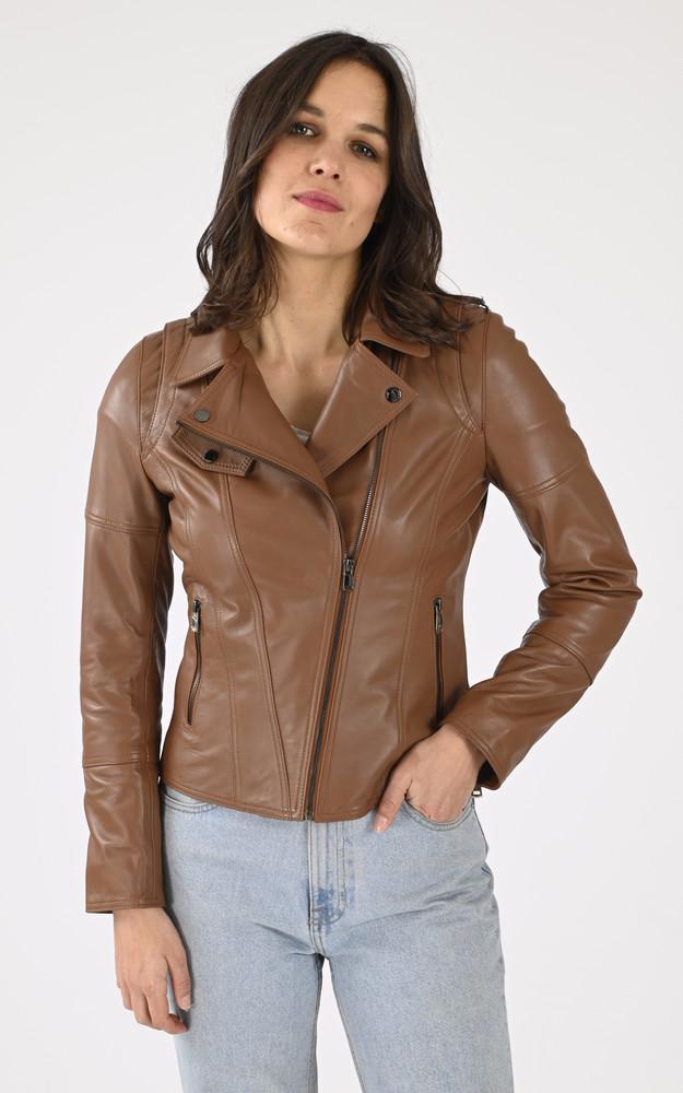 la canadienne Blouson agneau cognac