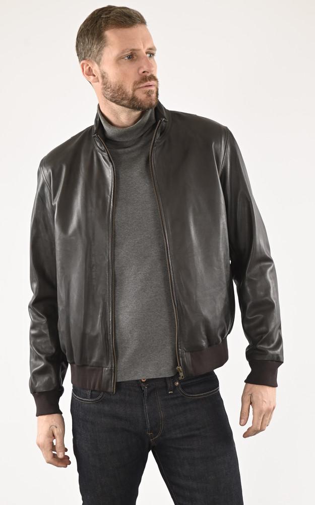 la canadienne Blouson agneau Expo marron