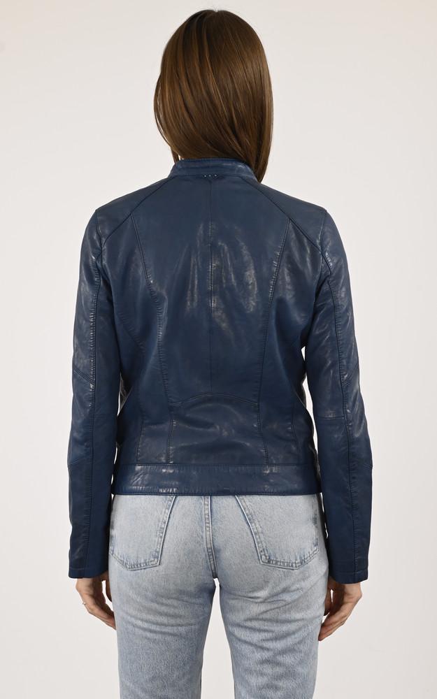 La Canadienne Blouson Agneau Jolya Bleu