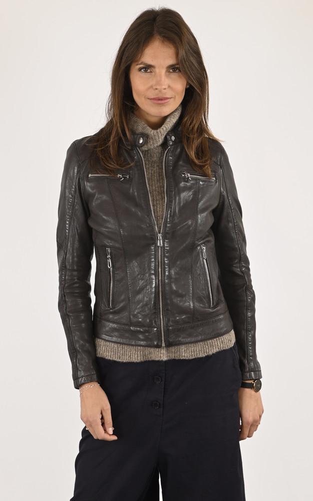 La Canadienne Blouson Agneau Jolya Marron