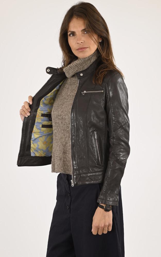 La Canadienne Blouson Agneau Jolya Marron
