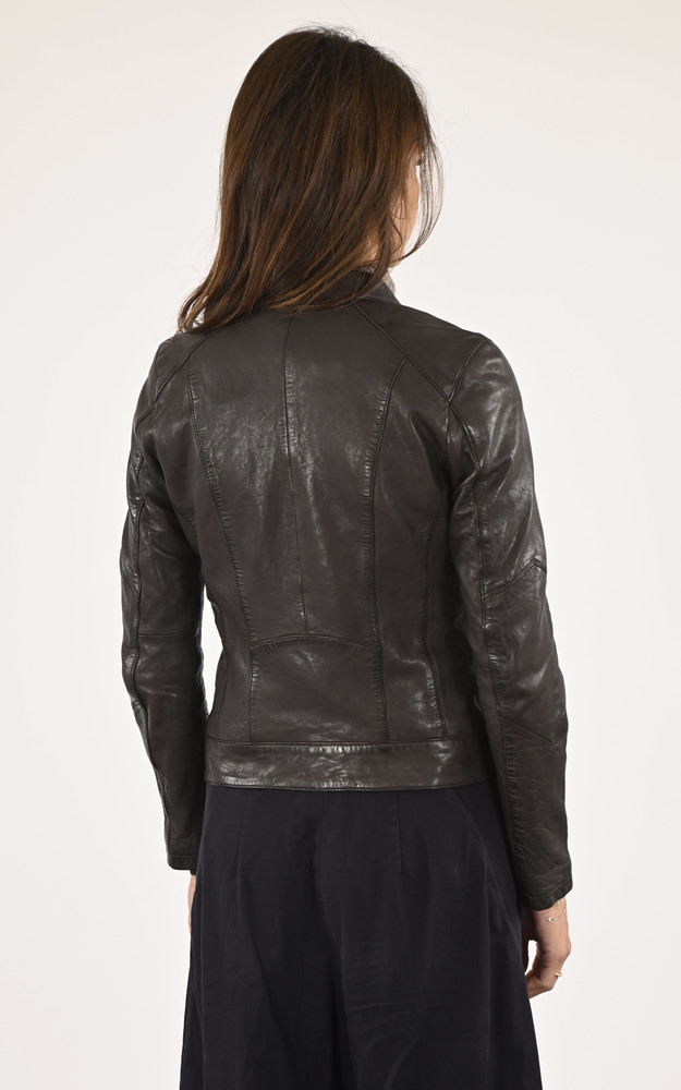 La Canadienne Blouson Agneau Jolya Marron