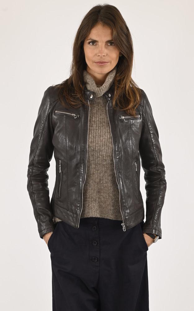 La Canadienne Blouson Agneau Jolya Marron