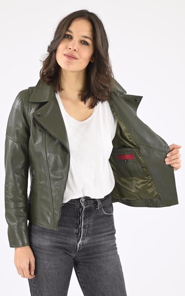 La Canadienne Blouson Agneau Kaki