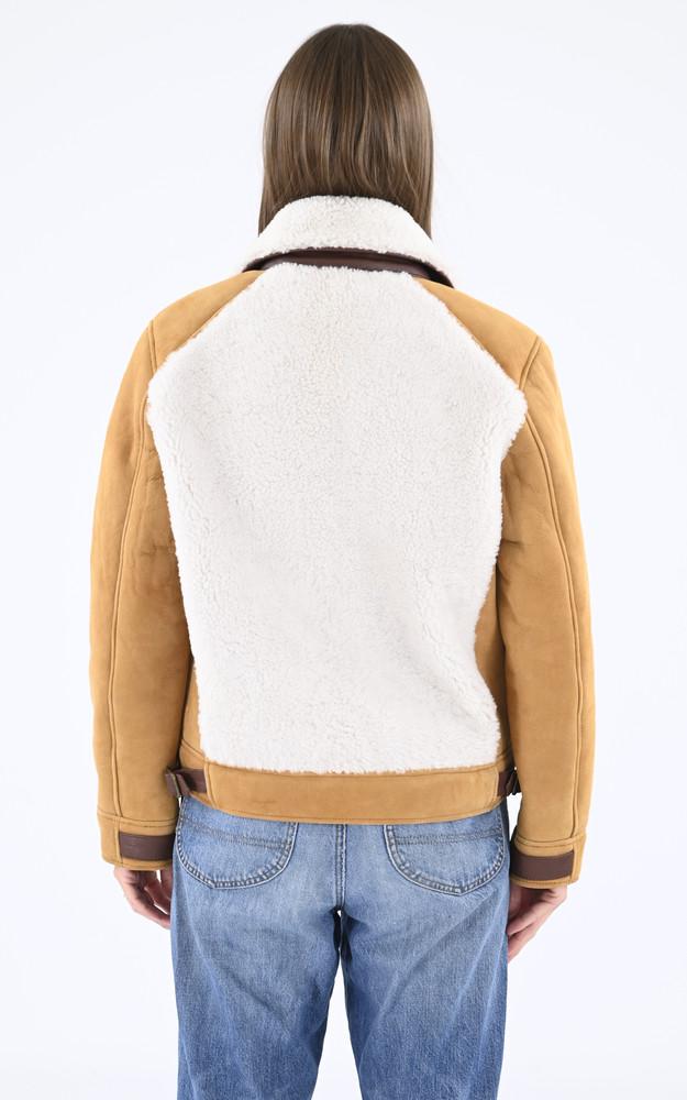 La Canadienne Blouson Agneau Lcw Holly Camel