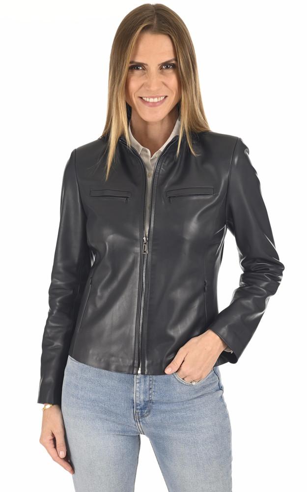 la canadienne Blouson agneau marine