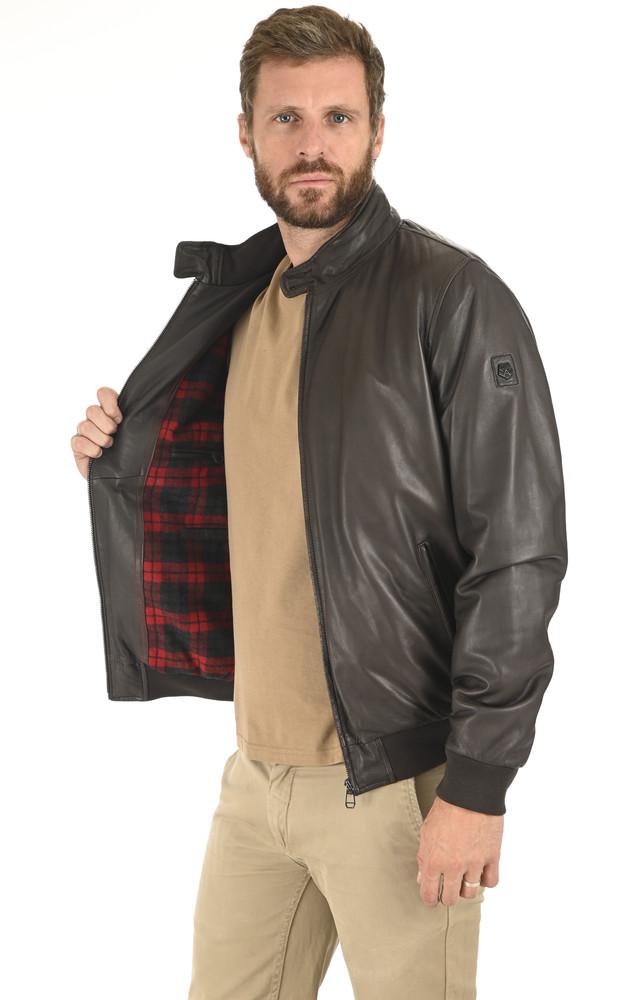 La Canadienne Blouson Agneau Marron