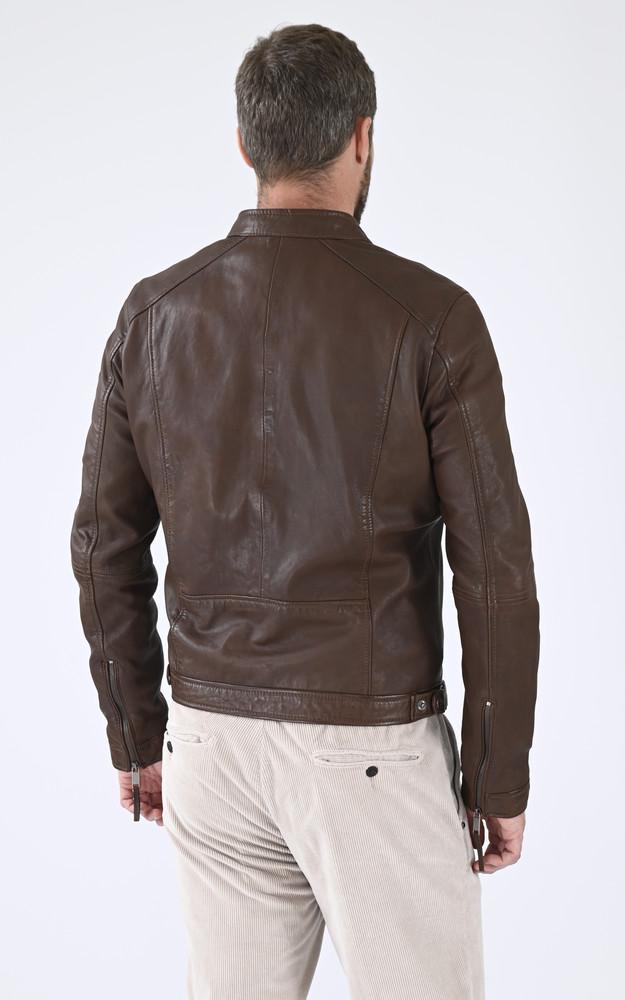 La Canadienne Blouson Agneau Marron Clair