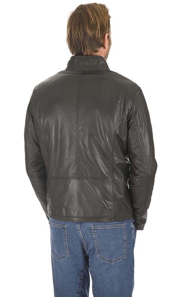 La Canadienne Blouson Agneau Marron Foncé