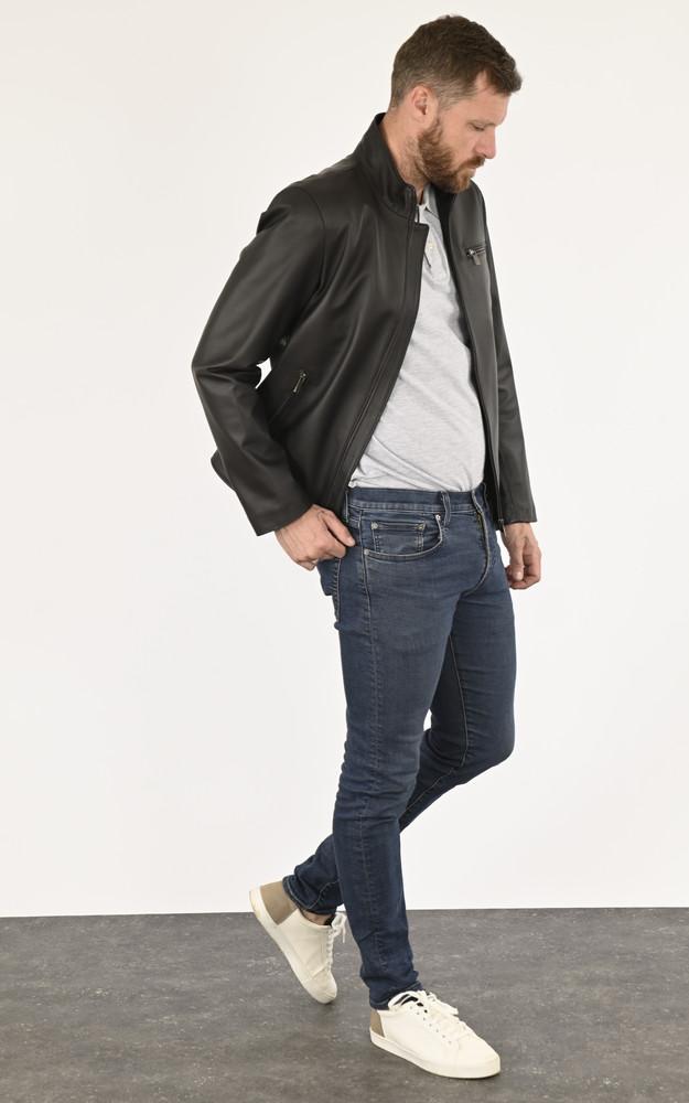 La Canadienne Blouson Agneau Marron Homme