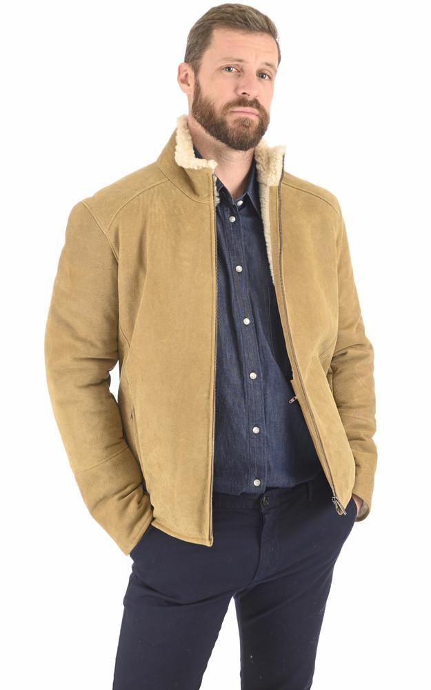 La Canadienne Blouson Agneau Mérinos Beige