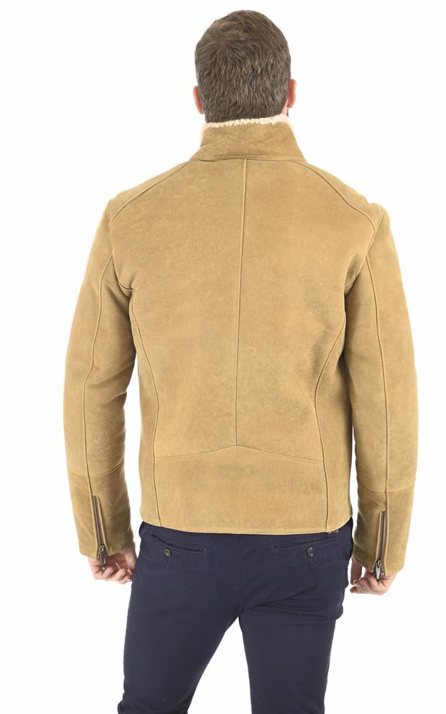 La Canadienne Blouson Agneau Mérinos Beige