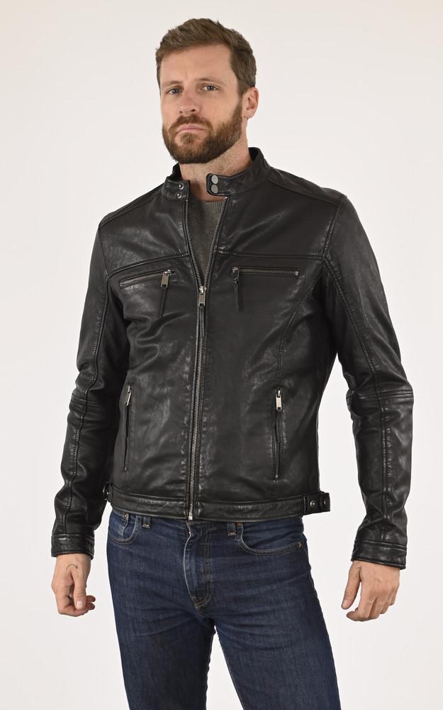 La Canadienne Blouson Agneau Noir